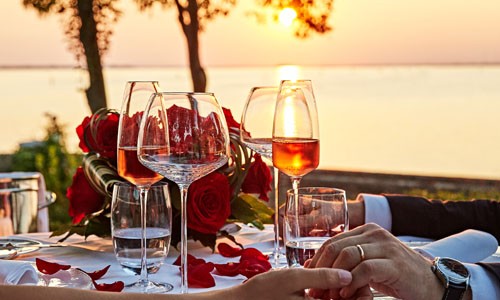 Romantic Dinner with Sunset